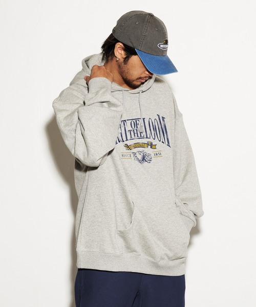 FRUIT OF THE LOOM（フルーツオブザルーム）の「FRUIT OF THE LOOM HIGH QUALITY LOGO HOODIE（パーカー・メンズ・ブラック/ネイビー・L/M/XL）」の7枚目の写真