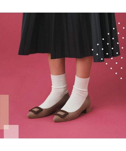 JOLI ENCORE(FR) ジョリー・アンコール BUCKLE PUMPS3 バックルパンプス3 JE-3004 S/BEIGE（パンプス）｜ABC-MART（エービーシーマート）