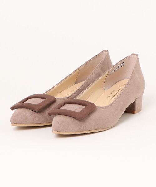 ABC-MART(エービーシーマート)の「JOLI ENCORE(FR) ジョリー・アンコール BUCKLE PUMPS3 バックルパンプス3 JE-3004 S/BEIGE(パンプス・レディース・ベージュ・22.5cm/23.0cm/23.5cm/24.0cm/24.5cm)」の3枚目の写真