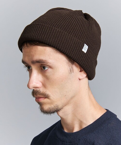 RACAL（ラカル）の「＜Racal＞ ツーウェイ ニット キャップ（ニットキャップ/ビーニー・メンズ・ダークブラウン/ブラック/ライトブルー・FREE）」の2枚目の写真