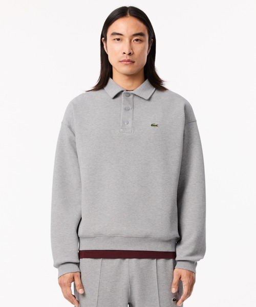LACOSTE（ラコステ）の「ダブルフェイスロングスリーブポロスウェット 