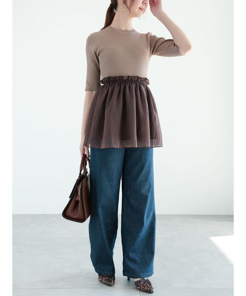 Te chichi（テチチ）の「Tストラップパンプス（パンプス・レディース・ブラック/ベージュ/シルバー・38/37）」の5枚目の写真