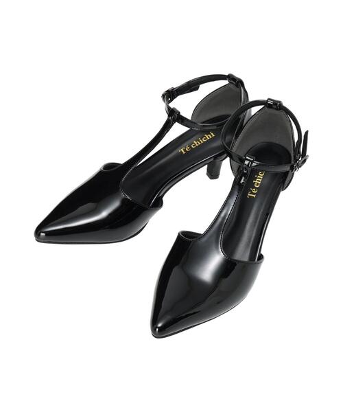 Te chichi（テチチ）の「Tストラップパンプス（パンプス・レディース・ブラック/ベージュ/シルバー・38/37）」の9枚目の写真