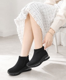coca（ANDEX shoes product） | バックジップアップ クッションソール スニーカーブーツ(ブーツ)