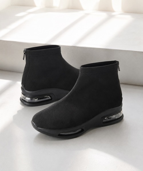 coca（ANDEX shoes product）（コカ）の「バックジップアップ クッションソール スニーカーブーツ（ブーツ・レディース・ブラック・LARGE/MEDIUM/SMALL）」の13枚目の写真