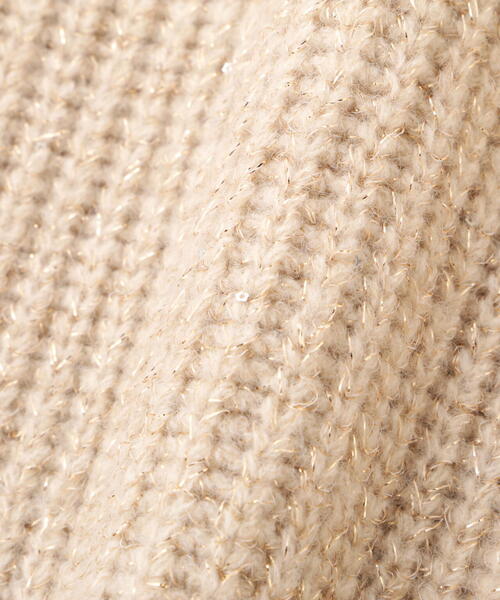 PROPORTION BODY DRESSING（プロポーションボディドレッシング）の「スパンコール畦ニット / 1214270010（ニット/セーター・レディース・グレー/ブルー/ピンク/ダークグレー/ベージュ・SMALL/MEDIUM）」の7枚目の写真