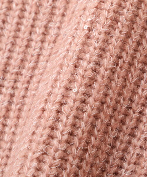 PROPORTION BODY DRESSING（プロポーションボディドレッシング）の「スパンコール畦ニット / 1214270010（ニット/セーター・レディース・グレー/ブルー/ピンク/ダークグレー/ベージュ・SMALL/MEDIUM）」の16枚目の写真