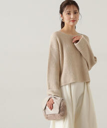 PROPORTION BODY DRESSING | スパンコール畦ニット / 1214270010(ニット/セーター)