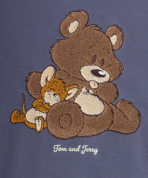 Tom&Jerry(トムアンドジェリー)の「WARNER TOM&JERRY(トムとジェリー)キャラクター サガラ刺繍 裏起毛スウェットトレーナー レディース(スウェット・レディース・ベージュ/ブラウン/グレー/グレイッシュブルー/ベージュ系その他/グリーン/ワインレッド/スミクロ・M/L)」の11枚目の写真