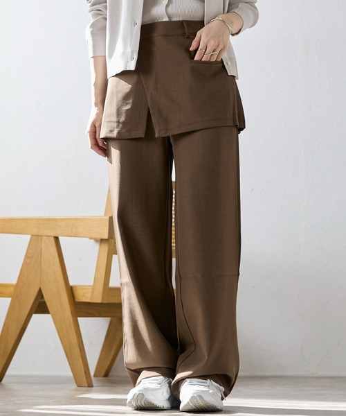 ap retro(アプレトロ)の「ラップ付きパンツ(その他パンツ・レディース・ブラック/ブラウン/グレー・SMALL/MEDIUM)」の14枚目の写真