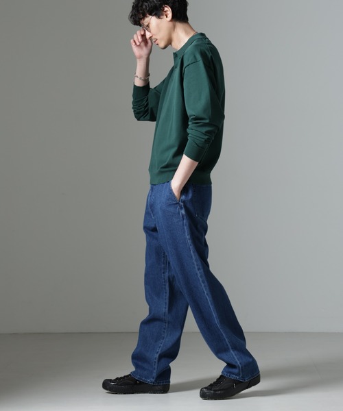 【セール】コットンソロナプレーティングニットポロ（ポロシャツ）｜nano･universe（ナノユニバース）