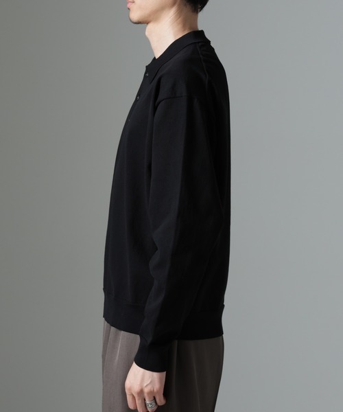 【セール】コットンソロナプレーティングニットポロ（ポロシャツ）｜nano･universe（ナノユニバース）