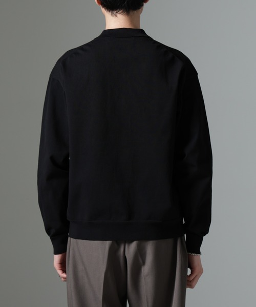 【セール】コットンソロナプレーティングニットポロ（ポロシャツ）｜nano･universe（ナノユニバース）