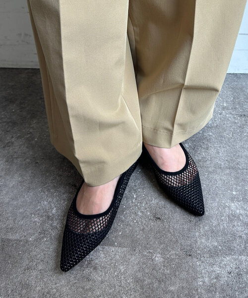 DouDou(ドゥドゥ)の「メッシュパンプス(パンプス・レディース・ブラック/ベージュ/グレー・SMALL/MEDIUM/LARGE)」の4枚目の写真