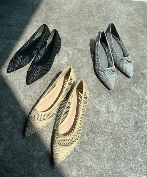 DouDou(ドゥドゥ)の「メッシュパンプス(パンプス・レディース・ブラック/ベージュ/グレー・SMALL/MEDIUM/LARGE)」の7枚目の写真