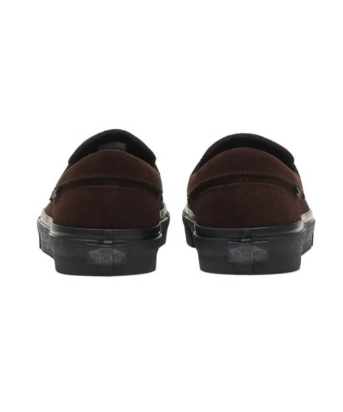 VANS バンズ V196CF CN 23.5 美品 VANS】 ヴァンズ LOAFER ローファー V196CF CN BROWN/BLACK
