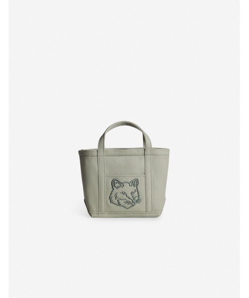 トートバッグ Fox Head Leather Mini Tote FOX HEAD MINI TOTE | Maison Kitsuné