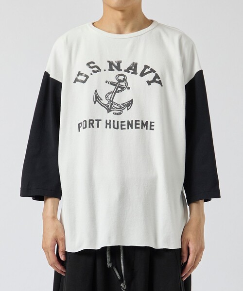 BOW WOW（バウワウ）の「【BOW WOW/バウワウ】USN SEEBEES BB CS（Tシャツ/カットソー・メンズ・ホワイト・S/M）」の3枚目の写真