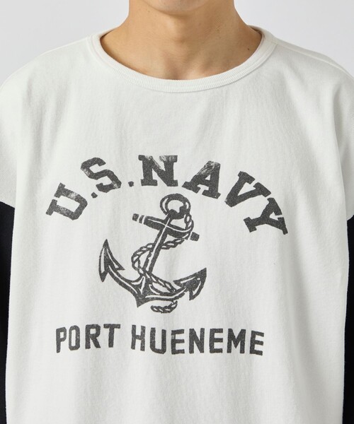 BOW WOW（バウワウ）の「【BOW WOW/バウワウ】USN SEEBEES BB CS（Tシャツ/カットソー・メンズ・ホワイト・S/M）」の6枚目の写真