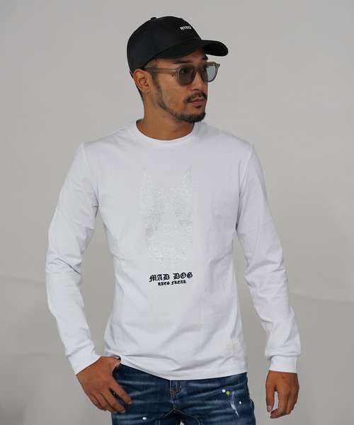 アダムスジャグラー ホワイト シャツ サイズS ルーズブロードロングシャツ（シャツ/ブラウス）｜adamsJUGGLER