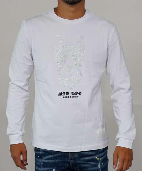 アダムスジャグラー ホワイト シャツ サイズS 24/シアサッカーロングシャツ（シャツ/ブラウス）｜adamsJUGGLER