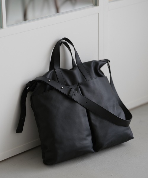 美品 イタリア製 IACUCCI レディース メンズ 2way トートバッグ タッソ 2WAYトートVITELLO（ショルダーバッグ）｜IACUCCI