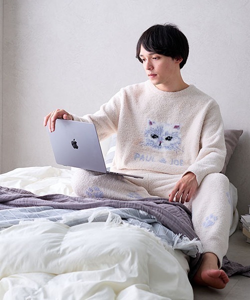 PAUL＆JOE】ふわふわジプシージャガード プルオーバー（ルームウェア