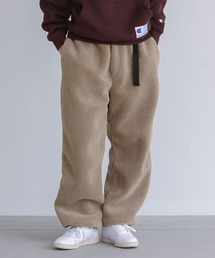 n'OrLABEL | 【SETUP対応】『ボアストレートパンツ』(その他パンツ)