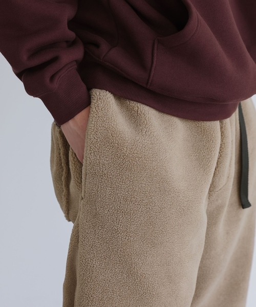 n'OrLABEL（ノアールレーベル）の「【SETUP対応】『ボアストレートパンツ』（その他パンツ・メンズ・ブラック/ベージュ・L/M）」の18枚目の写真