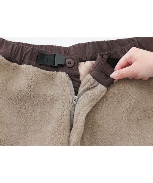 n'OrLABEL（ノアールレーベル）の「【SETUP対応】『ボアストレートパンツ』（その他パンツ・メンズ・ブラック/ベージュ・L/M）」の21枚目の写真