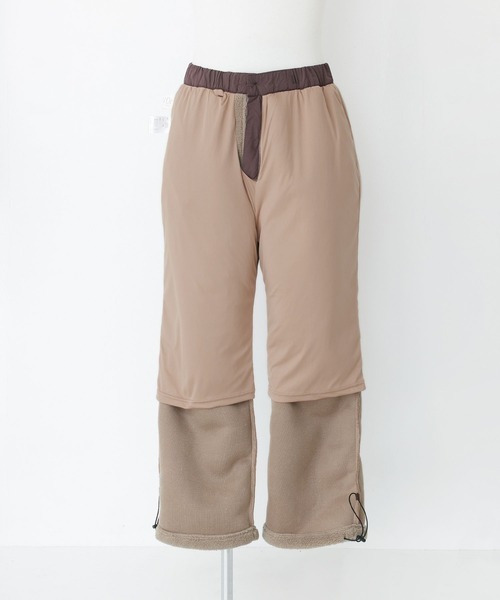 n'OrLABEL（ノアールレーベル）の「【SETUP対応】『ボアストレートパンツ』（その他パンツ・メンズ・ブラック/ベージュ・L/M）」の13枚目の写真