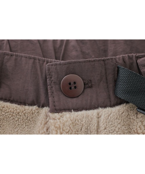 n'OrLABEL（ノアールレーベル）の「【SETUP対応】『ボアストレートパンツ』（その他パンツ・メンズ・ブラック/ベージュ・L/M）」の7枚目の写真