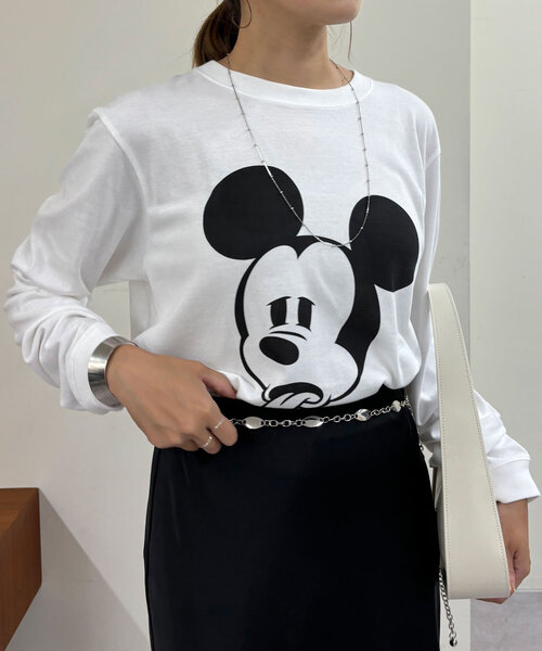 SHENERY(シーナリー)の「Mickey / ロンTee(Tシャツ/カットソー・レディース・ホワイト・FREE)」の8枚目の写真