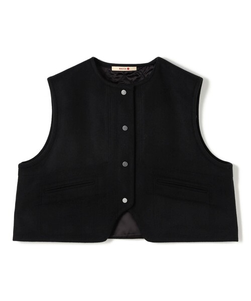 BACCA（バッカ）の「ダブルクロスヘビーメルトン ショートベスト