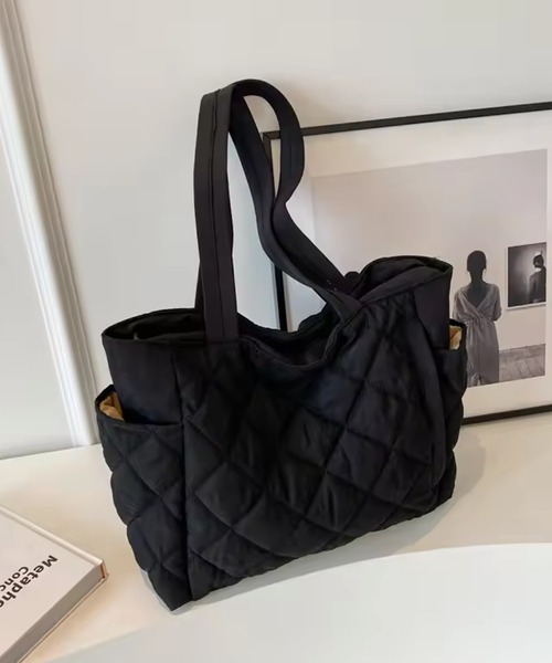 FReePLACe/大容量キルティングトートバッグ X12343（トートバッグ