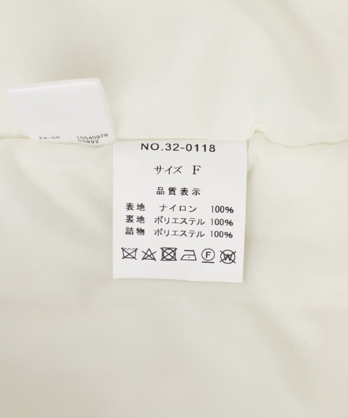 ROSE BUD(ローズバッド)の「パディングモンスタージャケット(ダウンジャケット/コート・レディース・ホワイト/カーキ・FREE)」の7枚目の写真