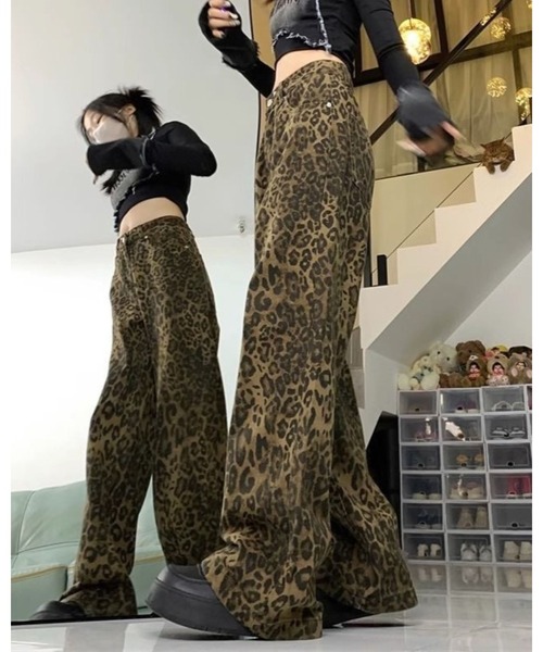 FUNdaysion(ファンデイション)の「レオパード柄パンツ(その他パンツ・レディース・ブラウン・S/M/L)」の14枚目の写真