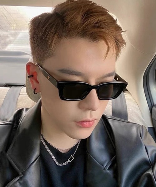 Vipoa(ヴィポア)の「スモールフレーム スクエアサングラス(サングラス・レディース・ブラック・FREE)」の5枚目の写真