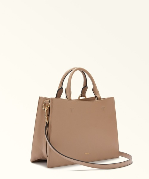 FURLA（フルラ）の「フルラ ヌヴォラ トートバッグ M（トートバッグ・レディース・ライトオリーブ/ライトブルー/ライトブラウン/クリーム・ONE SIZE）」の5枚目の写真