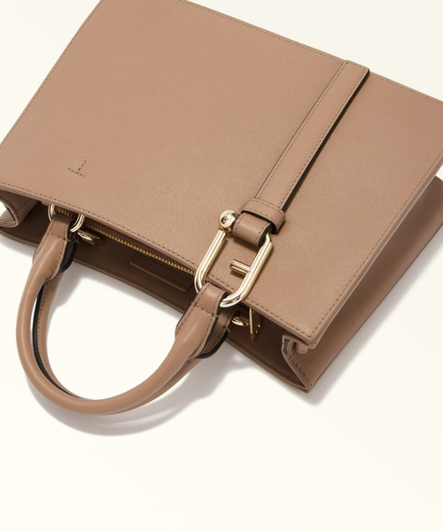 FURLA（フルラ）の「フルラ ヌヴォラ トートバッグ M（トートバッグ・レディース・ライトオリーブ/ライトブルー/ライトブラウン/クリーム・ONE SIZE）」の7枚目の写真