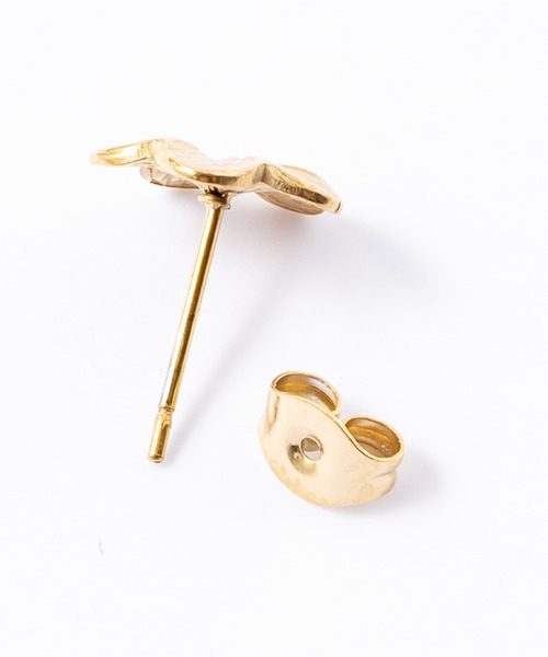 shellvia - plumeria earrings(ピアス) made in INTER FACTORY
