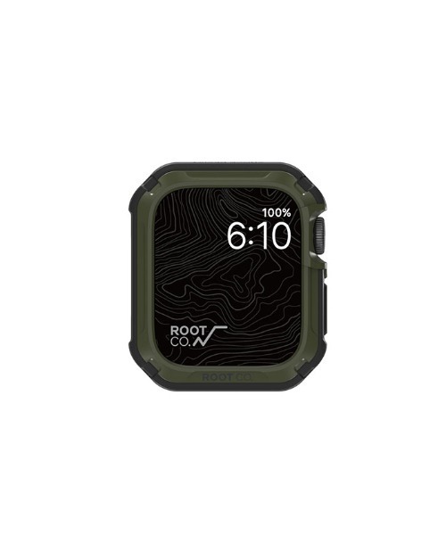 ROOT CO.(ルート)の「Apple Watch Series 9/SE(第2/1世代)/8/7/6/5/4 (40-41mm / 44-45mm) 専用 ROOT CO. GRAVITY Shock Resist case for Apple Watch ケース(デジタル腕時計・メンズ・カーキ/ブラック/アッシュブラウン・40-41/44/45)」の12枚目の写真