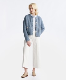 TOMMY HILFIGER | ワイドレッグクロップドパンツ(その他パンツ)