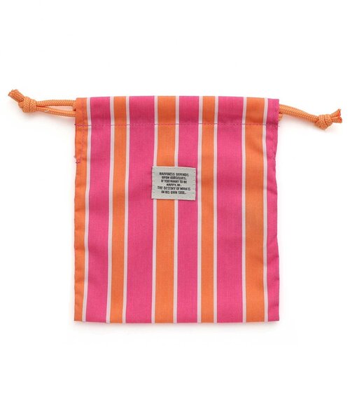 BREEZE（ブリーズ）の「巾着_Sサイズ（ポーチ・キッズ・オリーブ/ローズ/インディゴブルー/その他3/ロイヤルブルー/ストライプ/ライム・SMALL）」の5枚目の写真
