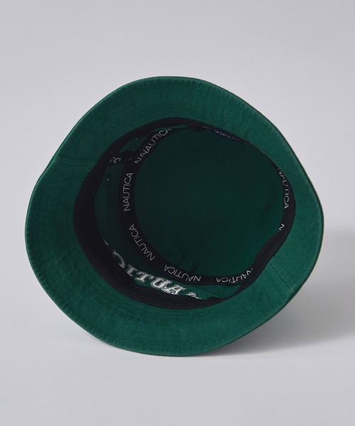 NAUTICA（ノーティカ）の「【NAUTICA】カレッジロゴ バケットハット NT062（ハット・メンズ・ブラウン/グリーン/ブラック・FREE）」の13枚目の写真