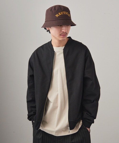 NAUTICA（ノーティカ）の「【NAUTICA】カレッジロゴ バケットハット NT062（ハット・メンズ・ブラウン/グリーン/ブラック・FREE）」の9枚目の写真