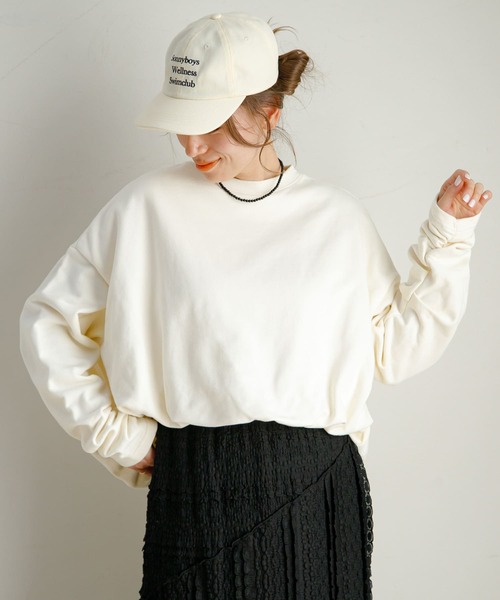 URBAN RESEARCH Sonny Label（アーバンリサーチサニーレーベル）の「バルーンヘムスウェットプルオーバー（スウェット・レディース・ブラック/ホワイト系その他/オフホワイト・FREE）」の2枚目の写真