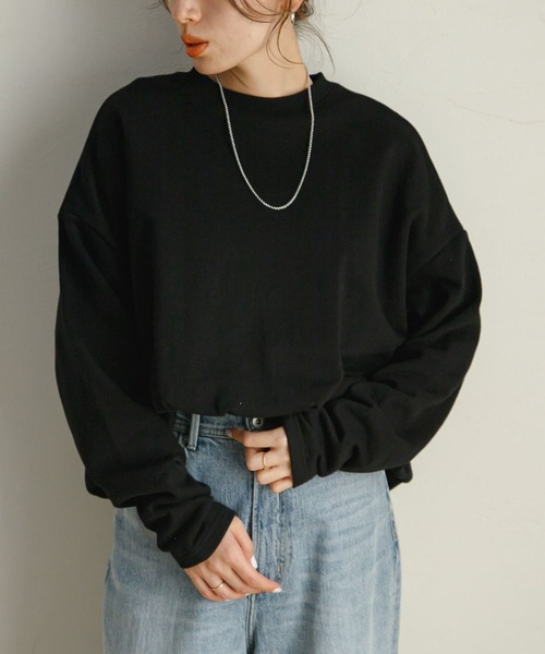 URBAN RESEARCH Sonny Label（アーバンリサーチサニーレーベル）の「バルーンヘムスウェットプルオーバー（スウェット・レディース・ブラック/ホワイト系その他/オフホワイト・FREE）」の5枚目の写真