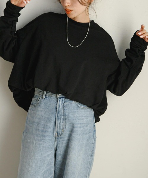 URBAN RESEARCH Sonny Label（アーバンリサーチサニーレーベル）の「バルーンヘムスウェットプルオーバー（スウェット・レディース・ブラック/ホワイト系その他/オフホワイト・FREE）」の6枚目の写真