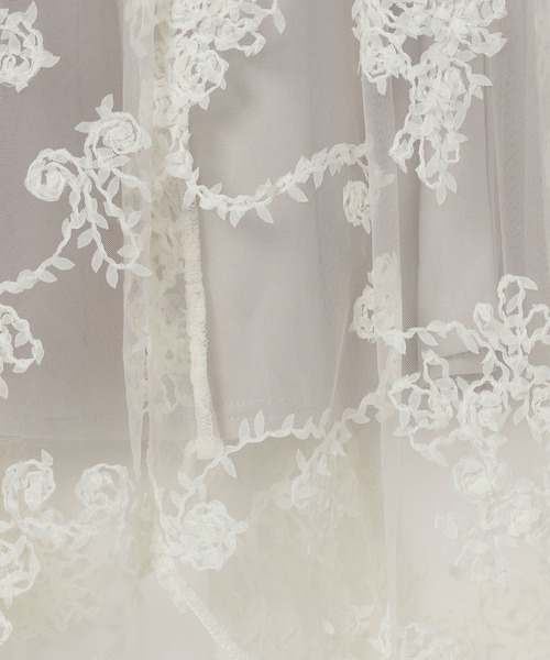 PAGEBOY(ページボーイ)の「チュールフラワースカート(スカート・レディース・チャコールグレー/ブラック/アイボリー・FREE)」の21枚目の写真